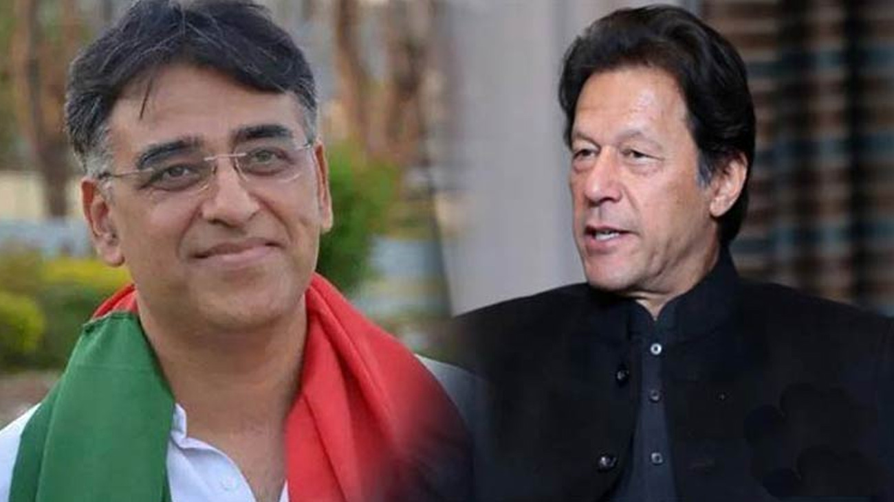 اسد عمر نے عمران خان کے فیصلے پر انگلی اٹھا دی imran khan and Asad Umar