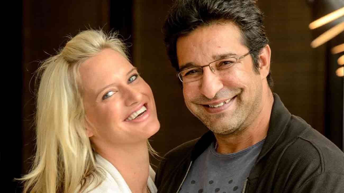 Wasim Akram and Shaniera Akram