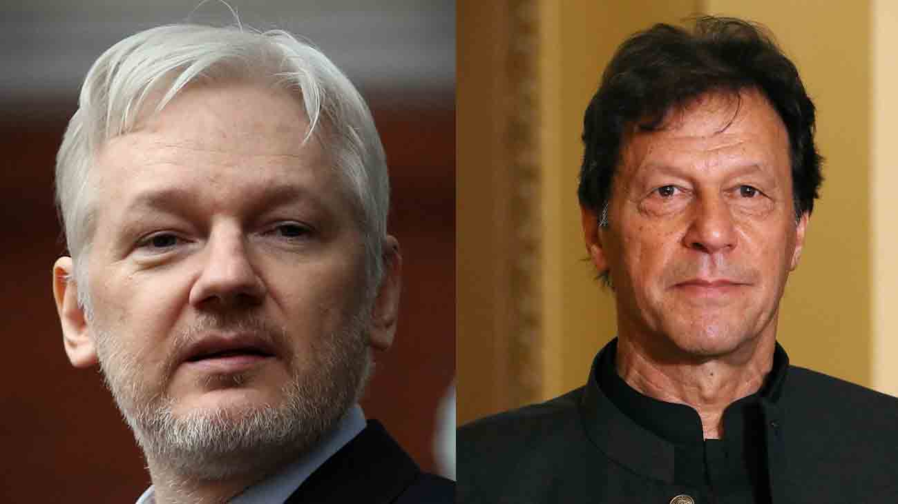  عمران خان امریکی سامراج کا قیدی، جولین اسانج