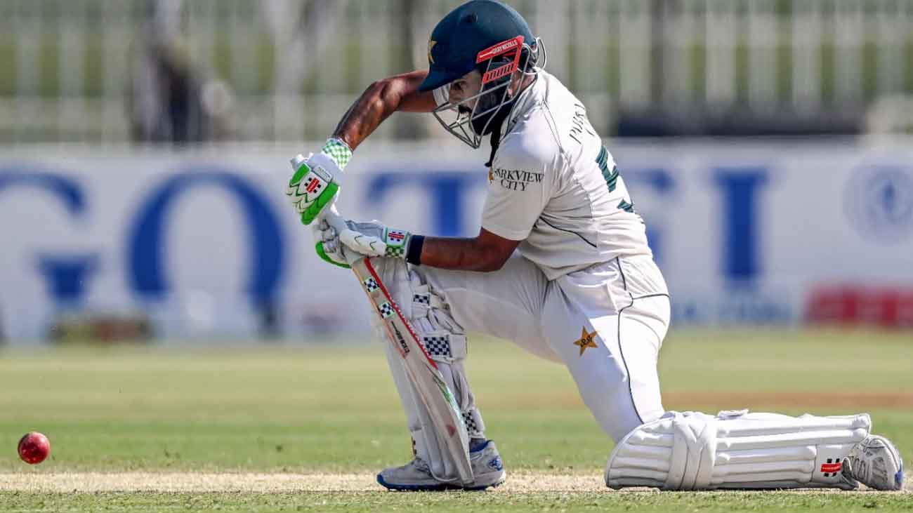 On the second day of the Rawalpindi Test, the position of the Pakistan team was stabilized