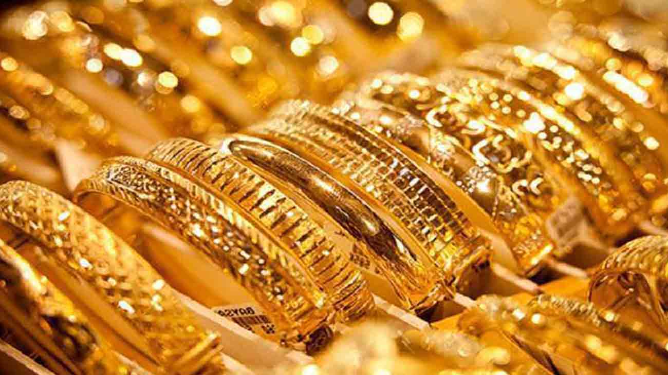 Gold bangles and rings