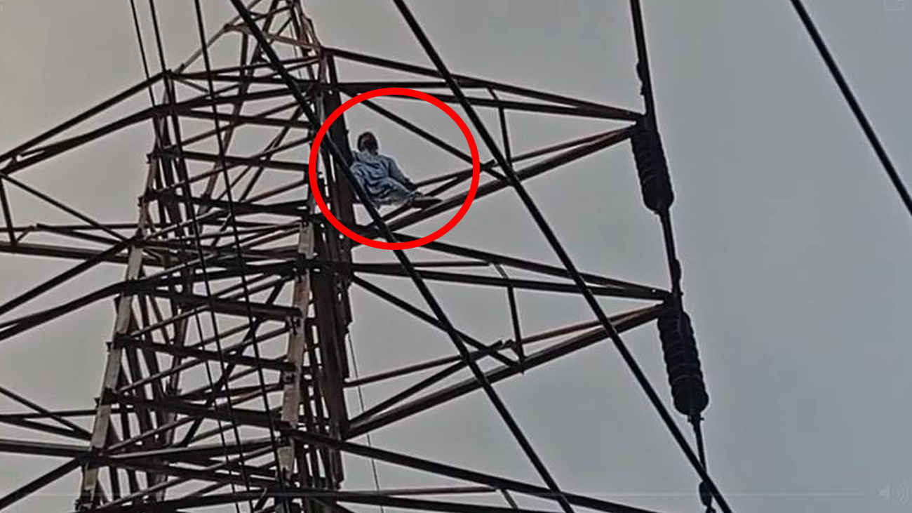 لاہور: بیوی سے جھگڑ کر رکشہ ڈرائیور خودکشی کیلئے کھمبے پر چڑھ گیا صوبائی دارالحکومت لاہور میں بیوی سے جھگڑ کر رکشہ ڈرائیور نواز خودکشی کیلئے 1100 کے وی بجلی کے کھمبے پر چڑھ گیا۔