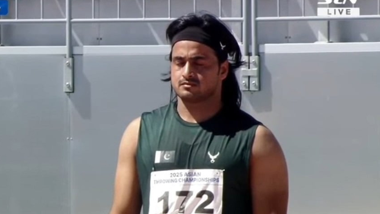 یاسر سلطان نے جیولن تھرو میں برانز میڈل جیت لیا Yasir Sultan javelin
