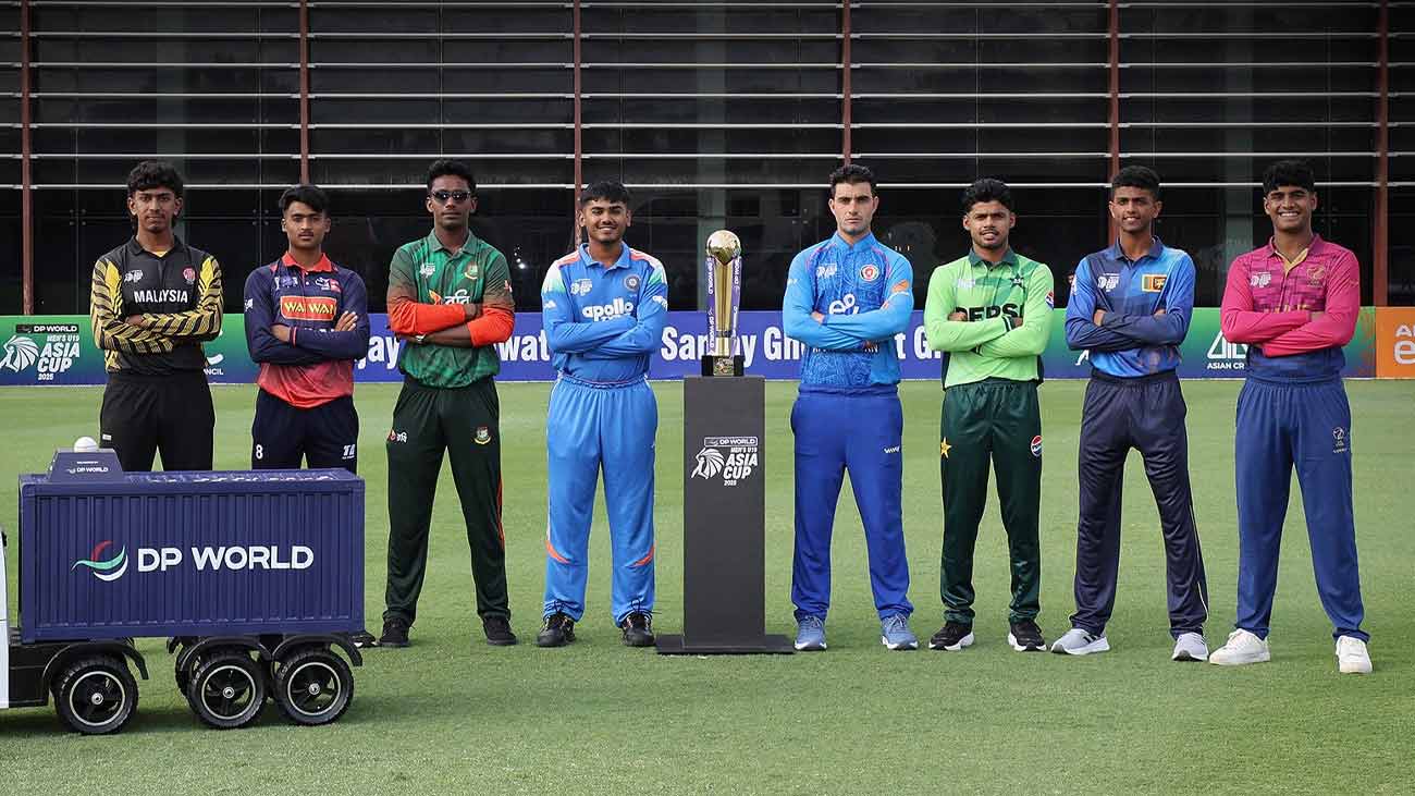 انڈر 19 ایشیا کپ کی ٹرافی کی رونمائی کر دی گئی