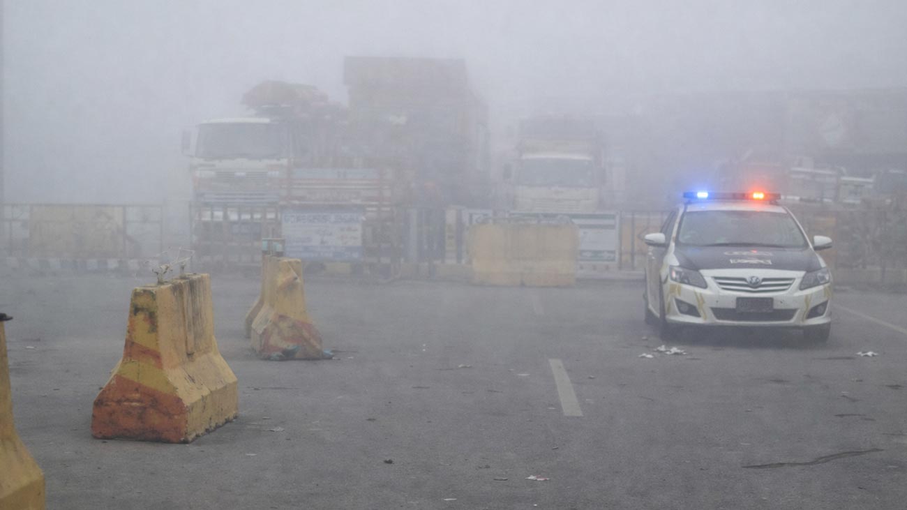 پنجاب میں شدید دھند کا راج، موٹرویز بند