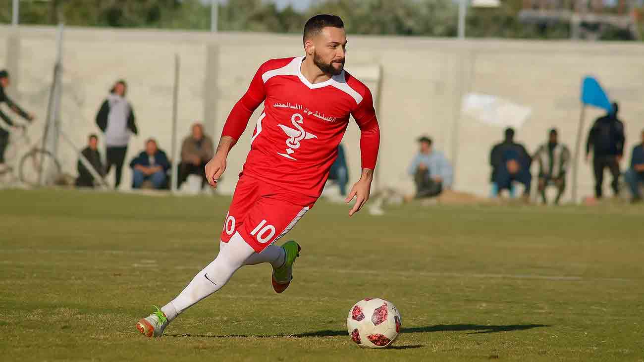 اسرائیلی بمباری کا شکار فلسطینی فٹبالر شہید Palestinian footballer Mahand Al-Laili martyrdom