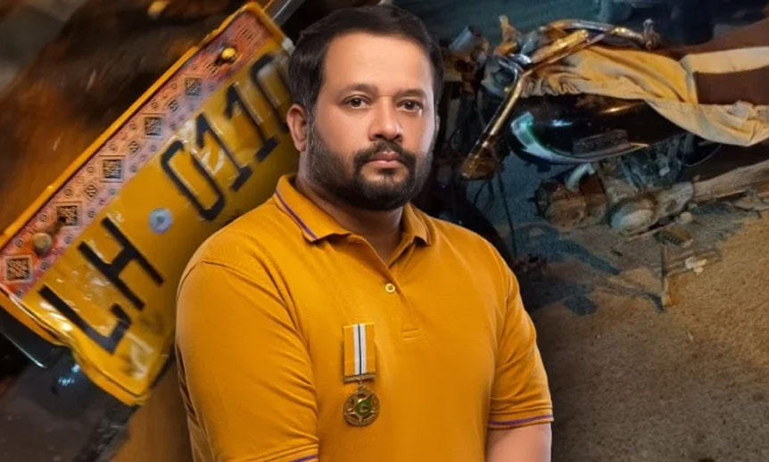 جے ڈی سی کے سربراہ کی گاڑی کی موٹرسائیکل کو ٹکر Syed Zafar Abbas