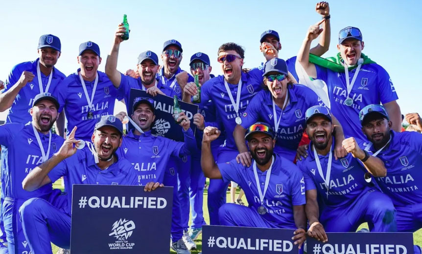 اٹلی نے کرکٹ میں نئی تاریخ رقم کر دی Italy cricket