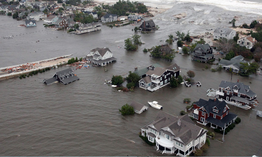 نیویارک، نیوجرسی شدید بارشوں اور سیلاب سے متاثر New York flood
