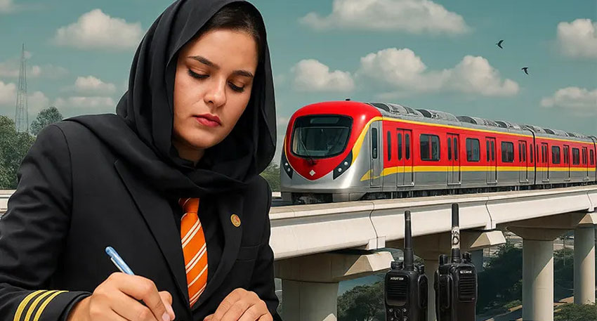 ندا صالح پاکستان کی پہلی خاتون ٹرین ڈرائیور بن گئیں Nida Saleh