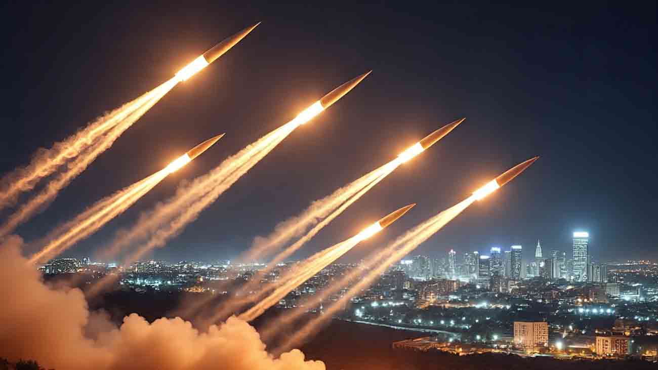 ایران کا اسرائیل پر ایک اور بیلسٹک میزائل حملہ Iran missile attack
