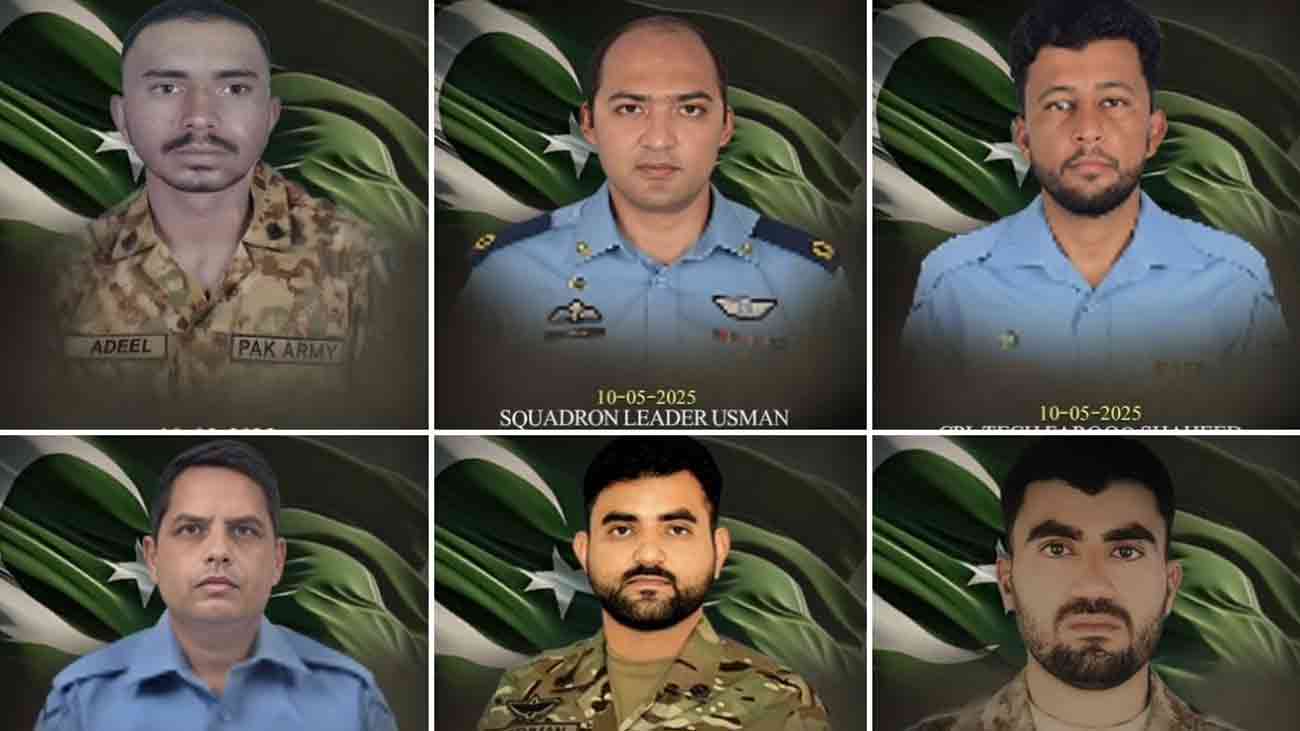 معرکہ حق کے دوران شہدا اور زخمیوں کی تفصیلات جاری فوج کے شعبہ تعلقات عامہ (آئی ایس پی آر) نے بھارتی جارحیت کے خلاف معرکہ حق کے دوران شہدا اور زخمیوں کی تفصیلات جاری کر دیں