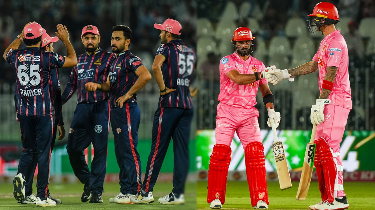 پی ایس ایل 10: اسلام آباد یونائیٹڈ نے کراچی کنگز کو دھول چٹادی ایچ بی ایل پی ایس ایل کے دسویں سیزن کے آخری راؤنڈ گروپ میچ میں اسلام آباد یونائیٹڈ نے کراچی کنگز کو 79 رنز سے شکست دے دی۔