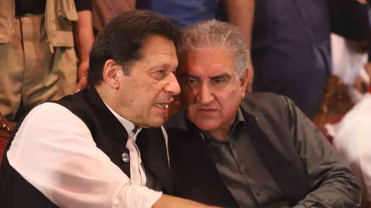IMRAN KHAN AND Shah Mehmood Qureshi