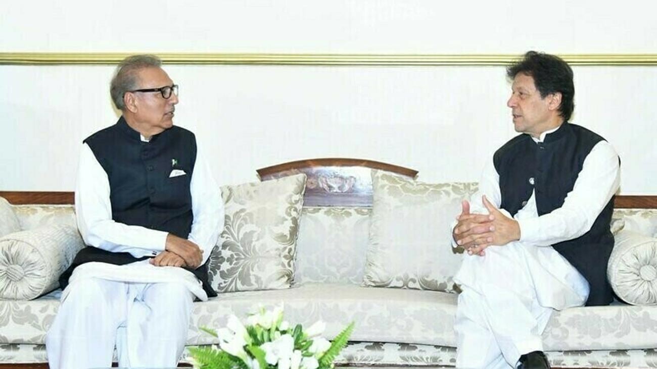 سابق وزیراعظم عمران خان اور سابق صدر عارف علوی