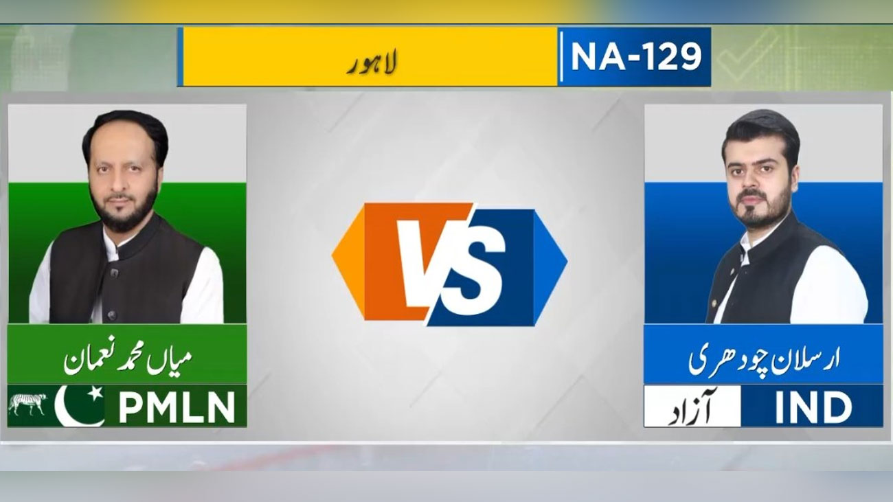 صوبائی دارالحکومت لاہور میں قومی اسمبلی کے حلقہ این اے 129 کے ضمنی الیکشن کے غیر حتمی غیر سرکاری نتائج کا سلسلہ جاری ہے۔