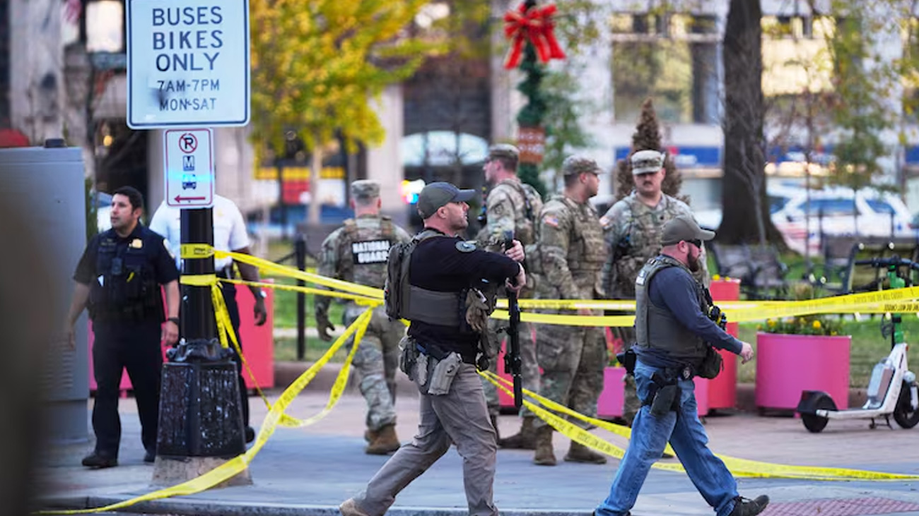 واشنگٹن وائٹ ہاؤس کے قریب فائرنگ