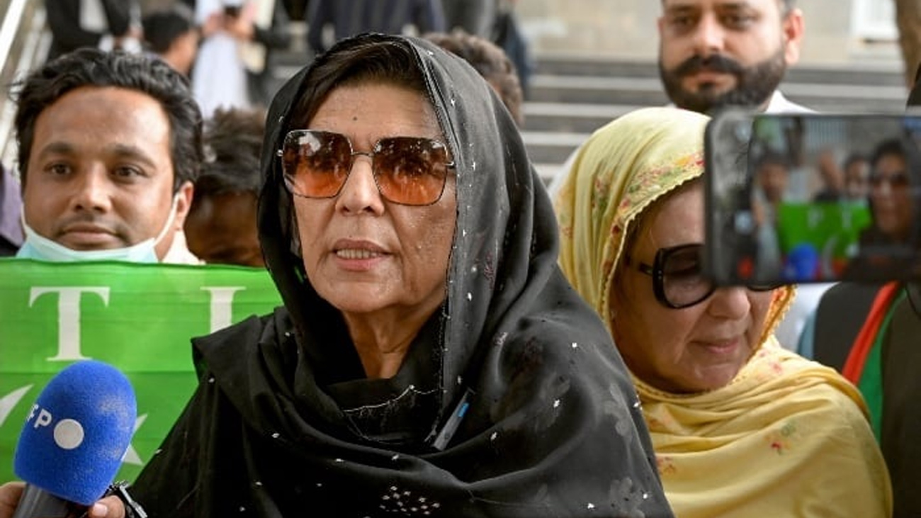 بانی پی ٹی آئی عمران خان کی بہن علیمہ خان