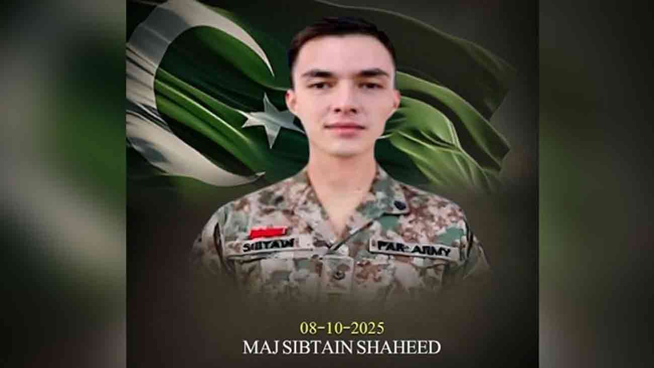 ڈی آئی خان میں پاک فوج کا آپریشن، 7 خوارج ہلاک، میجر سبطین شہید ڈی آئی خان میں پاک فوج کے آپریشن میں بھارتی حمایت یافتہ 7 خوارج مارے گئے جب کہ میجر سبطین حیدر نے جام شہادت نوش کرلیا
