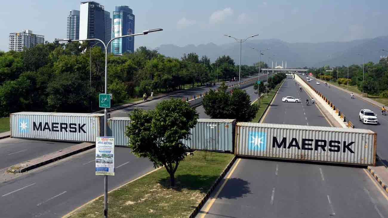 احتجاج کے باعث اسلام آباد مکمل طور پر بند مذہبی جماعت ٹی ایل پی کے احتجاج کے باعث وفاقی دارالحکومت اسلام آباد کو مکمل طور پر بند کردیا گیا