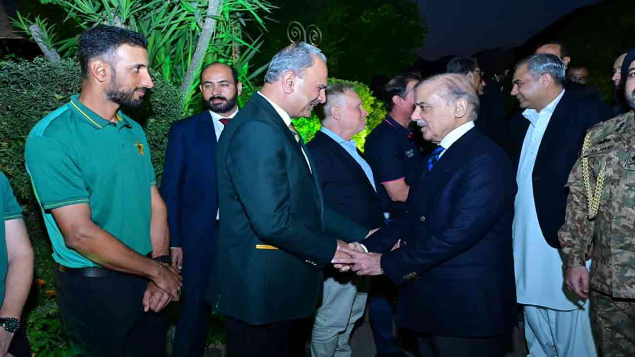 جنوبی افریقہ اور پاکستان کی کرکٹ ٹیموں کے اعزاز میں عشائیہ Shehbaz Sharif