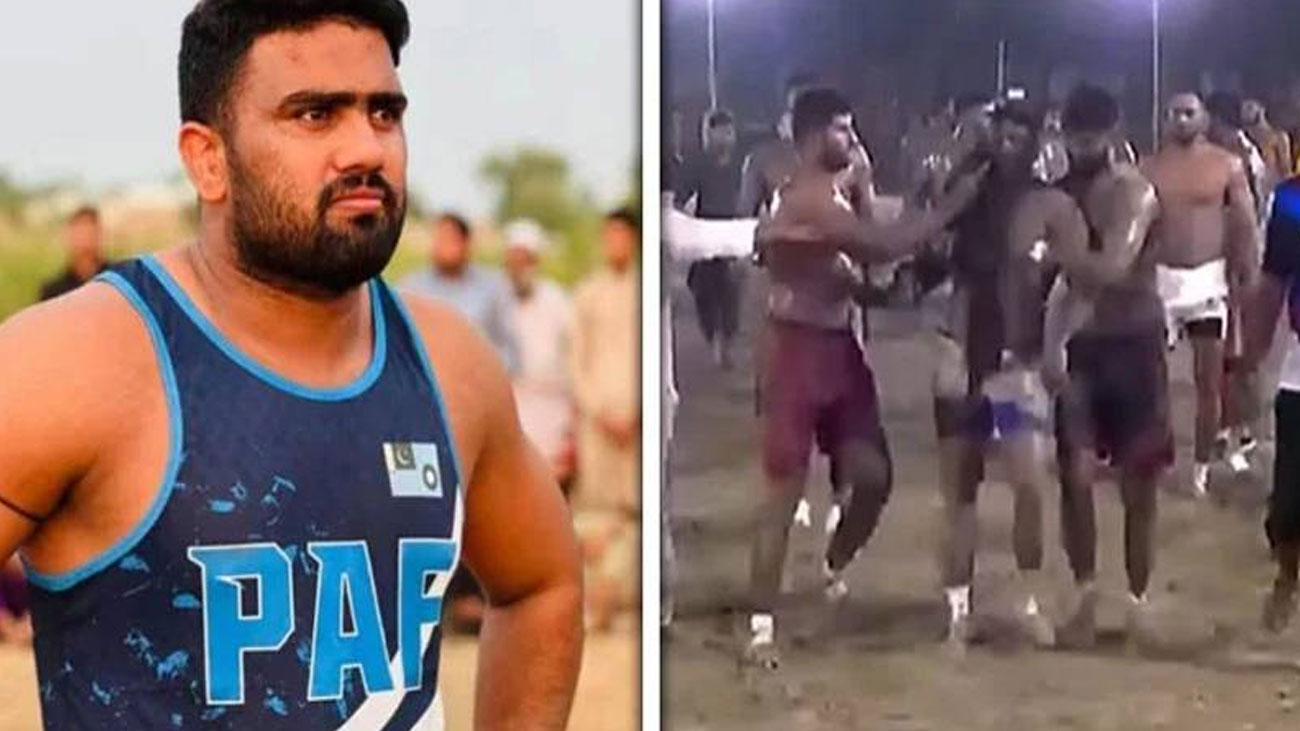 معروف کھلاڑی ماکھا جٹ میچ کے دوران دل کا دورہ پڑنے سے چل بسے Kabaddi player Makha Jutt dies heart attack
