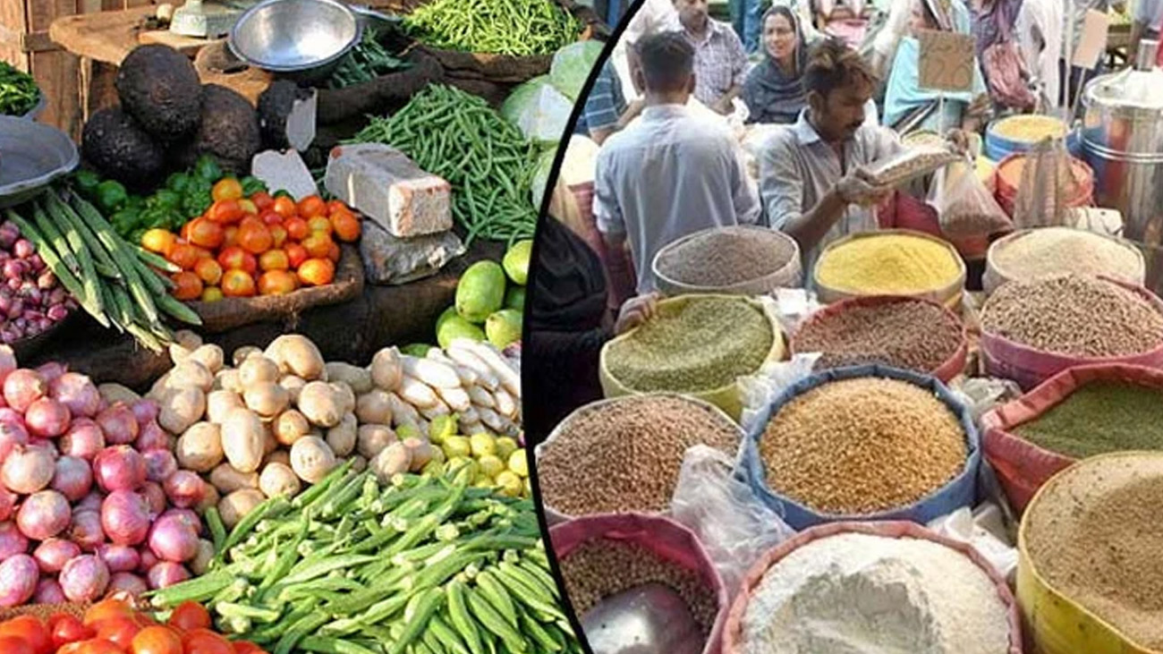 آلو، پیاز، ٹماٹر سمیت 22 اشیائے ضروریہ کی قیمتوں میں اضافہ ملک میں چینی، چاول، آلو، پیاز اور ٹماٹر سمیت 22 اشیائے ضروریہ مزید مہنگی ہو گئیں، ادارہ شماریات نے ہفتہ وار مہنگائی کے اعدادوشمار جاری کردیے۔