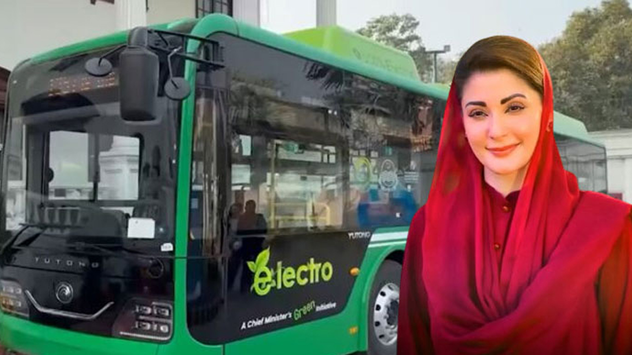 وزیراعلیٰ پنجاب مریم نواز نے سرگودھا میں بھی الیکٹرک بس سروس کا افتتاح کر دیا۔