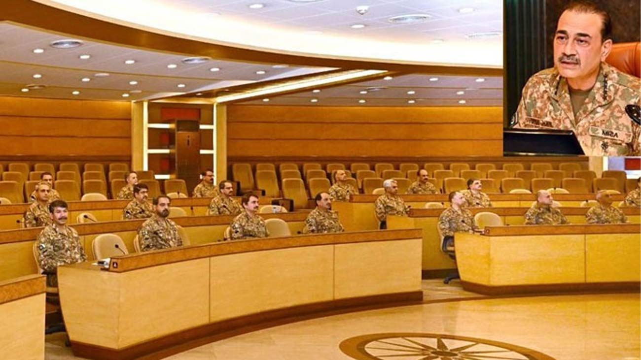 کور کمانڈرز کانفرنس میں کہا گیا ہے کہ ایران کے سعودی عرب پر حملے تنازع کے حل کی کوششوں کو نقصان پہنچا رہے ہیں۔