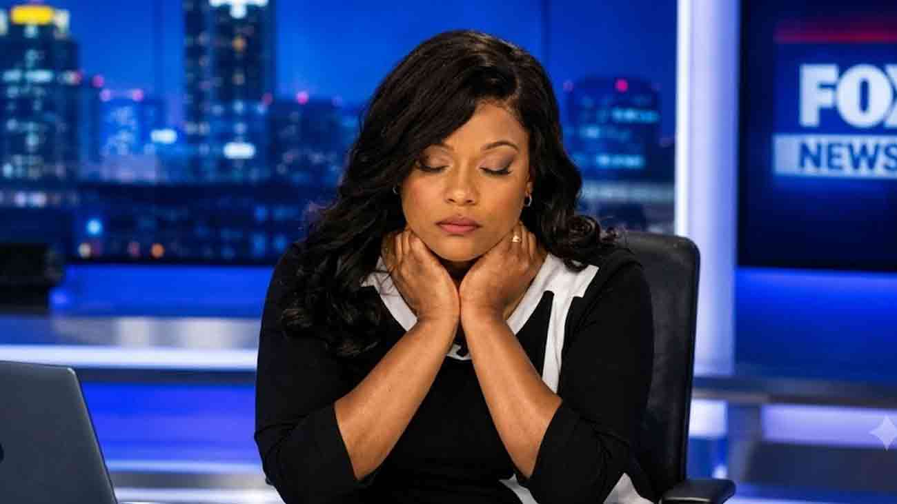 News Anchor Falls Asleep Live