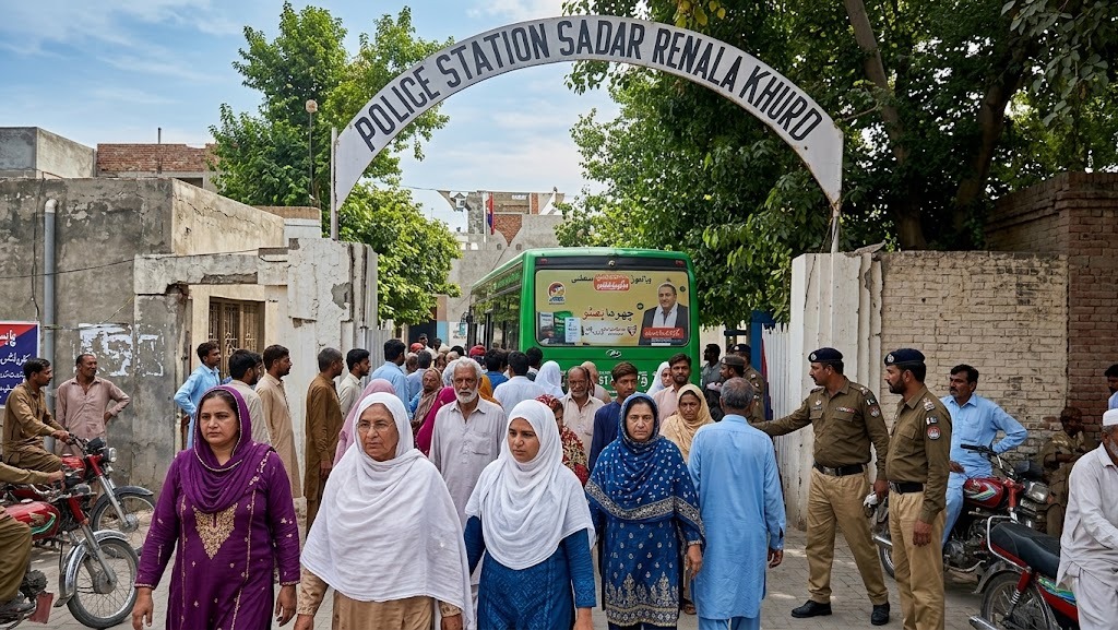 رینالہ خورد میں موبائل فون چور کو گرفتارکروانے والا گرین بس ڈرائیور