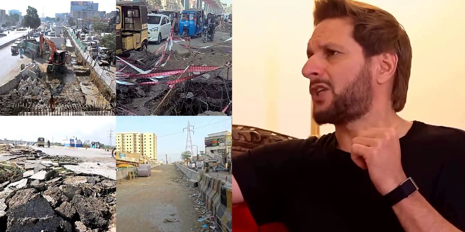 شاہد آفریدی کا کراچی کی ابتر صورتحال پر مایوسی کا اظہار