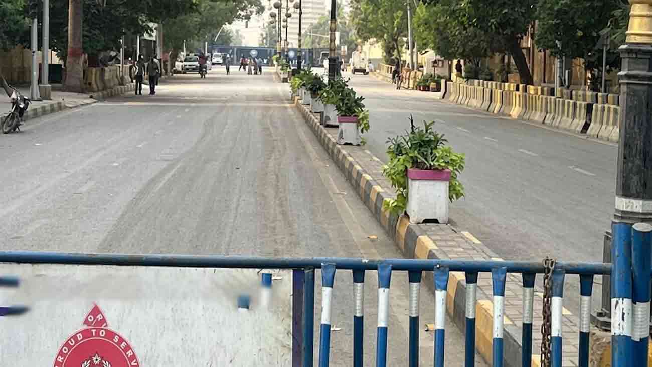 Karachi traffic diversion plan