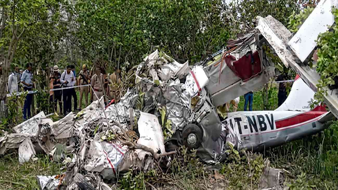 India Training Plane Crash