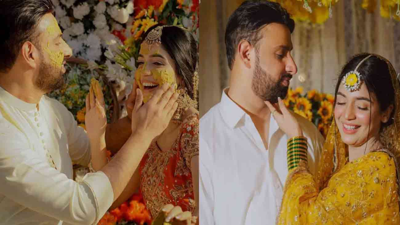 اب خوش؟ لائبہ خان نے تنقید کا جواب مایوں کی تصاویر سے دے دیا