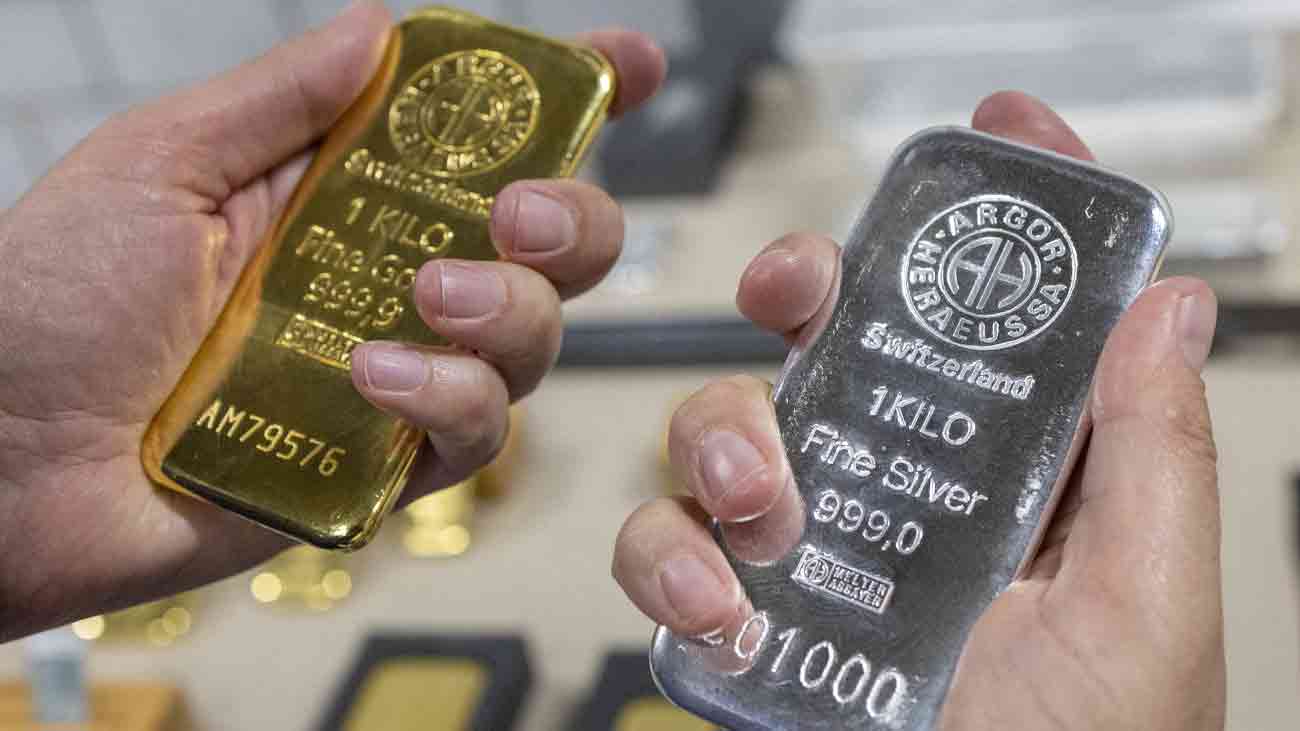 سونے اور چاندی کی قیمتوں میں ایک بار پھر اضافہ
