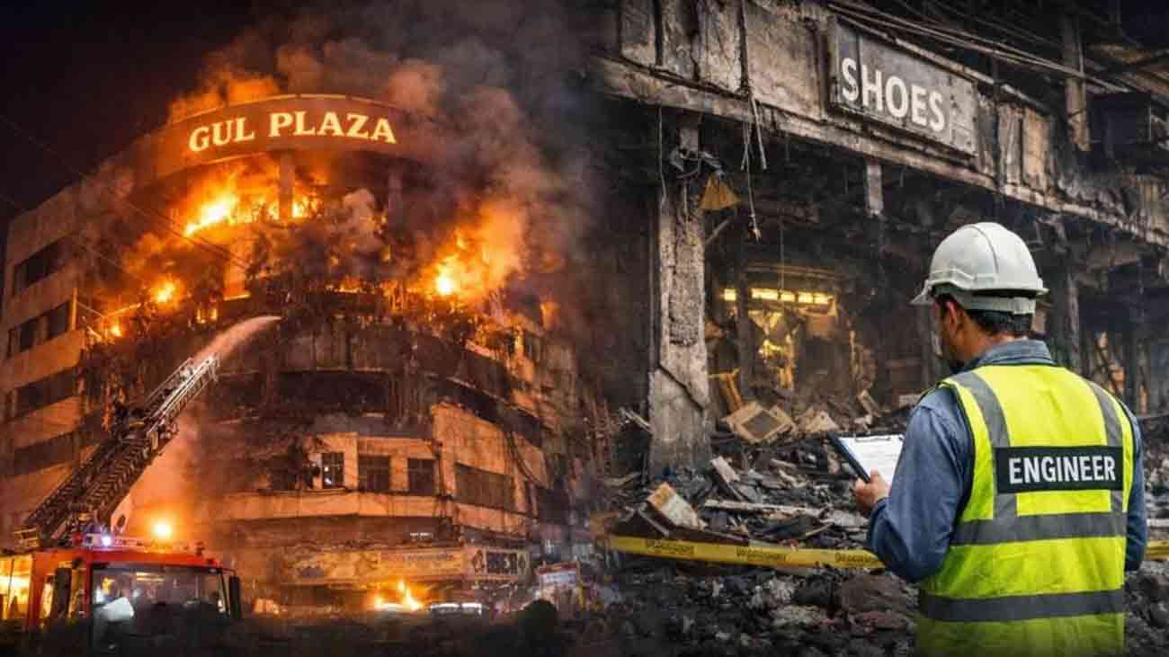 سانحہ گل پلازہ: آگ لگنے کی وجہ سامنے آگئی