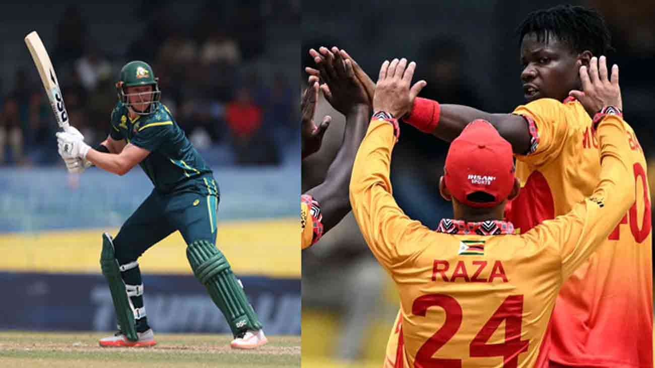 آسٹریلیا کو زمبابوے کے ہاتھوں شکست