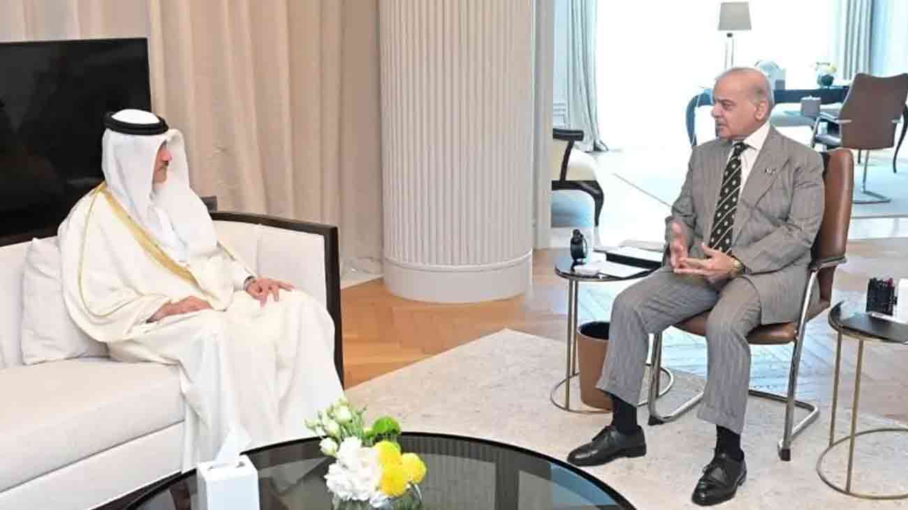 Prime Minister Shehbaz Sharif Qatar call