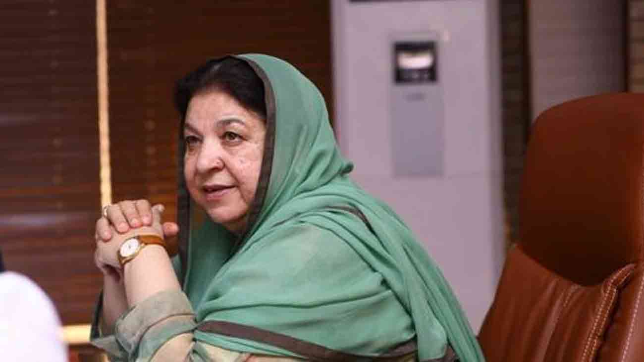 سینئر رہنما پاکستان تحریک انصاف (پی ٹی آئی) ڈاکٹر یاسمین راشد