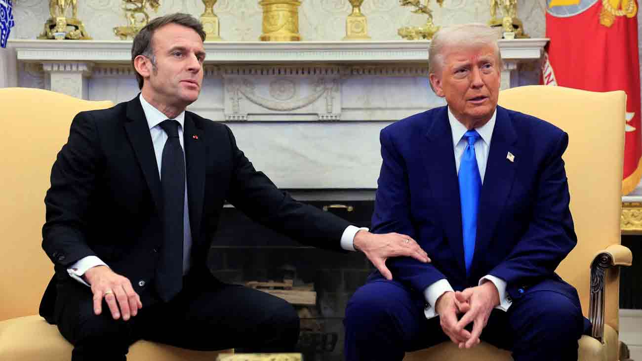 ٹرمپ کا ریپبلکن اجلاس میں فرانسیسی صدر میکرون کا کھلے عام مذاق