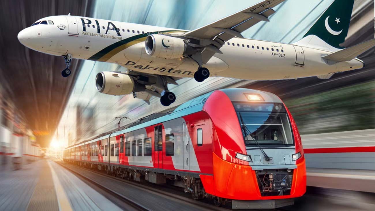 پی آئی اے کا کینیڈا اور برطانیہ کی ریل سروسز کیساتھ تاریخی اشتراک