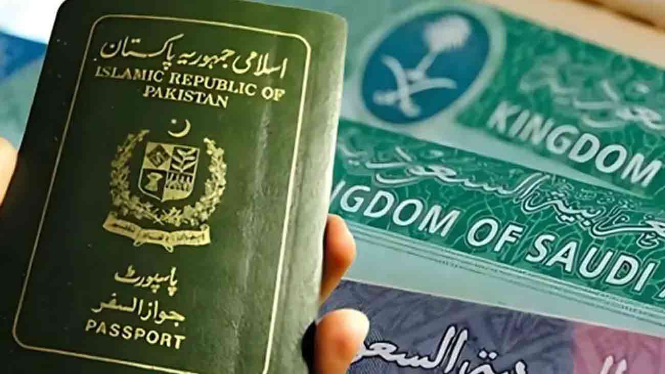 Saudi work visa for Pakistanis