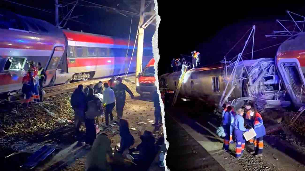 دو تیز رفتار ٹرینوں کا تصادم، 21 افراد ہلاک، درجنوں زخمی