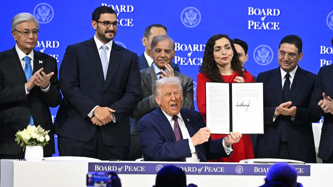 پاکستان سمیت مختلف ممالک نے بورڈ آف پیس پر دستخط کر دیے