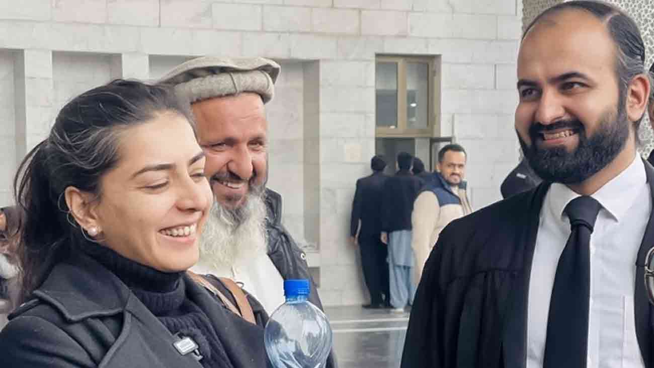 ایمان مزاری اور انکے شوہر ہادی چٹھہ اسلام آباد سے گرفتار