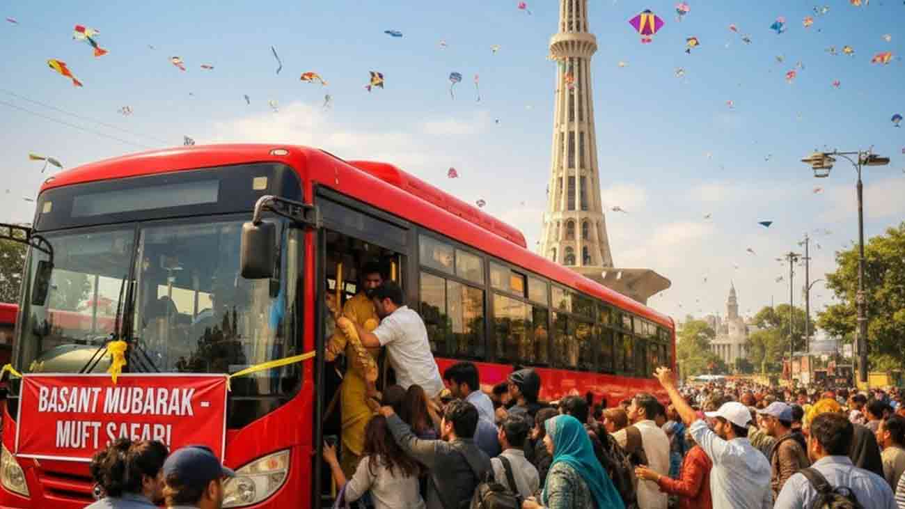 بسنت کے موقع پر شہریوں کیلئے مفت ٹرانسپورٹ پلان فائنل