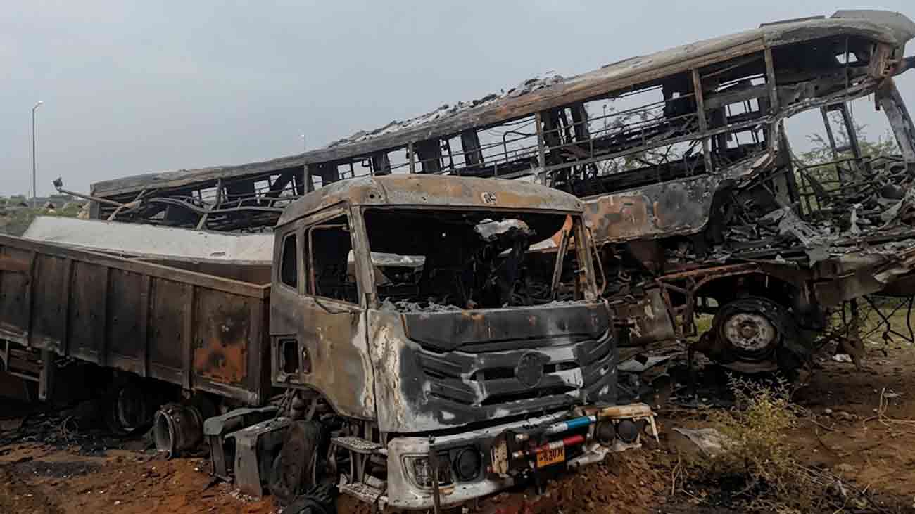 Rajasthan bus accident