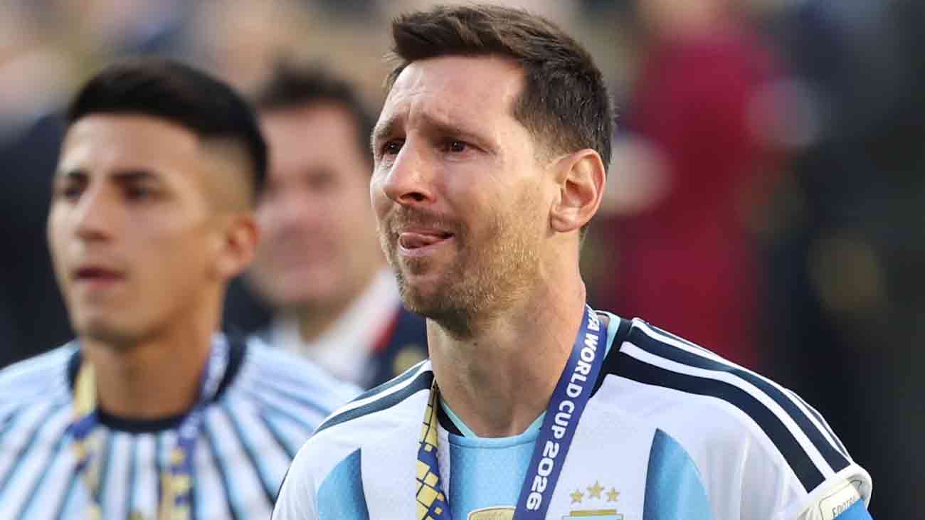 Lionel Messi Crying Video