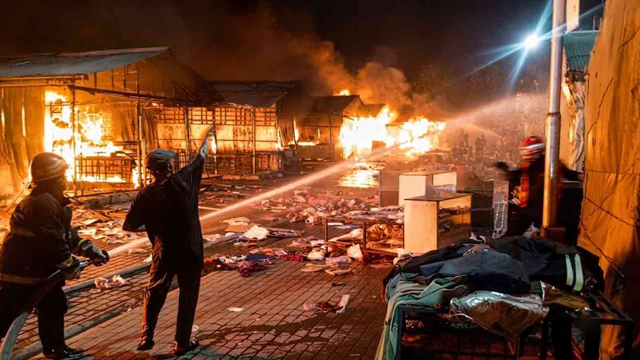 Islamabad Sunday Market Fire